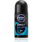 Resim Nivea Men Deep Aktif Karbon - Roll On Deodorant 50ml 