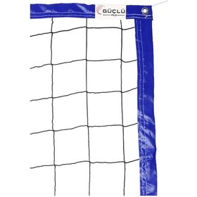 Resim Güçlü File - Beach, Plaj Voleybol Filesi Ağı - 3mm - 9.5mt – MAVİ 