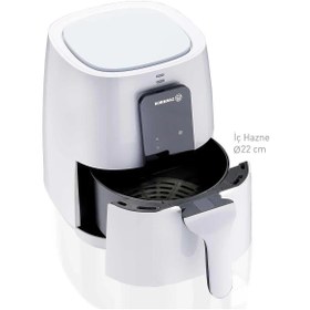 Resim Korkmaz A886 Air Pro 4 L Airfryer Yağsız Fritöz 