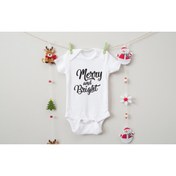 Resim Genel Markalar Merry And Bright Yeniyıl Tasarımlı Zıbın 