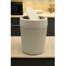 Resim Şık 4.2 Lt Çöp Kovası - Mutfak, Banyo, Ofis Için Renk Seçenekleri 