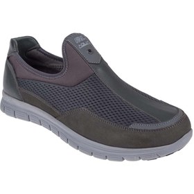 Resim Forelli Hafif Taban Erkek Spor Ayakkabı Sneaker FOR-44104 FÜME 