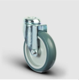 Resim ER04MKT125 Oynak Delikli Termoplastik Kauçuk Tekerlek Çap:125 