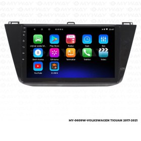 Resim MYWAYY VOLKSWAGEN TİGUAN ANDROİD 12 MULTİMEDYA CARPLAY 2GB RAM+32GB HDD NAVİGASYON EKRAN 