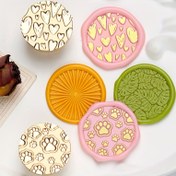 Resim 1 adet Dokulu Seri Mum Mühür Damgası Bakır Başlıklı, Kedi Pati / Kalp / Iskelet / Mektup Desenleri, Pirinç Oyma, DIY Selam Kartları, Zarf, Davetler ve Mühürleme Süslemeleri için Uygun, 2.5cm/0.98in, Mum Dahil Değil 