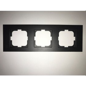 Resim Ovivo Grano Siyah Üçlü Çerçeve 