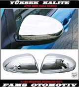 Resim Mazda 3 Krom Ayna Kapağı 2 Parça 2009-2013 Arası Paslanmaz Çelik 