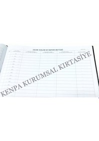 Resim Özel Güvenlik Silah Devir Teslim Defteri 96 Yp 