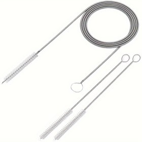 Resim 1/3 adet, Uzun Boru Temizleyici, Pipet Temizleme Fırçası, Uzun Drenaj Fırçası, Araba Drenaj Temizleyici Aracı Fırçası, Lavabo Hortumu, Balık Tankı, Mutfak ve Buzdolabı Boru Aracı, Esnek Temizleme Fırçası, Temizlik Aksesuarları, Temizlik Aracı 