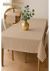 Resim Şık Dokulu Leke Tutmaz Masa Örtüsü Msrt015 Renkli 