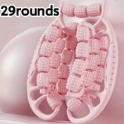 Resim 29-Kolay Bacak Masajı ve Kas Rahatlatıcı Rulo - Pembe, Vücut Ağırlığı Kaybı, Baldır Germe ve Rahatlatma için Çok Fonksiyonlu Fitness Ekipmanı, Dayanıklı ABS Malzemesi ile Yapılmış, Egzersiz Aksesuarları. 