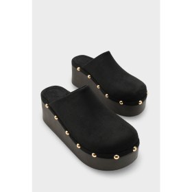 Resim Capone Outfitters Marlane Dolgu Topuklu Kapalı Burunlu Kadın Sabo Terlik 