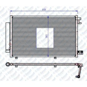 Resim Klima Radyator Kondenser Fiesta Vi 1.4I-1.4 Tdci 2008- 605X351X16 504614830 