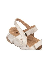 Resim Muya Olimba 34201 Poli Hafif Taban Cırtlı Masajlı Günlük Kadın Sandalet Bej Bej 