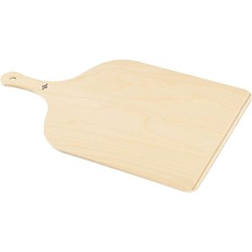 Resim Doğal Ahşap Pizza Kaydırıcı 45x29,5 cm Kolay Kullanım 