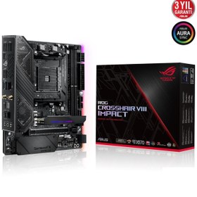 Resim Rog Crosshair Impact Amd X570 Ddr4 4800 Mhz Oc Am4 Mini-dtx Anakart Asus