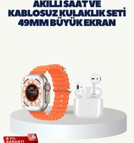 Resim Mbb E-Ticaret Watch 9 Max Akıllı Saat Kulaklık Seti Sağlık Takipli 45 mm Geniş Ekran 