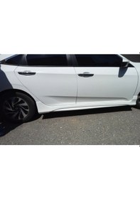Resim Honda Civic 2016-2017 Fc5 Plastik Turbo Sag-sol Yan Marşpiyel 