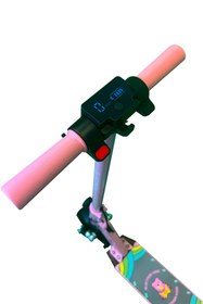 Resim SIMATE Scooter Çocuk Elektrikli – 130W ,LED, Amortisörlü,Dizlik & Dirseklik Hediyeli -Distribütör Garantili 