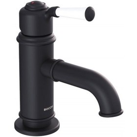 Resim Bocchi Burlington 1004-0001-AB Lavabo Bataryası Antik Siyah 