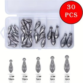 Resim 30 adet/35 adet/45 adet Halatlı Kurşun Ağırlıklar - Deniz Balıkçılığı için Altıgen Kurşun Ağırlıklar, Dökme, Balıkçılık Malzemeleri için İdeal, Balıkçılık Gereçleri, Balıkçılık Ekipmanları | Altıgen Kurşun Ağırlıklar | Dayanıklı Balıkçılık Ağırlıkları, Balıkçılık Malzemeleri 