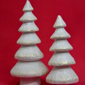 Resim 2'li Kübik Çam Ağacı Set 