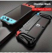 Resim Gaojunshop01 Nintendo Switch Oled İçin Siyah Tectınter Ergonomik Tpu Kılıf - 14+ Yaş 