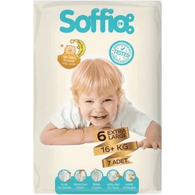Resim Soffio Extra Large Çocuk Bezi 7'li 16+ Kg 