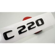 Resim DK Tuning C 220 Bagaj Parlak Siyah Abs 3m 3D Yazı Logo 