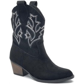 Resim Asya Western Kısa Çizme Kovboy Kadın Kısa Çizme 001 