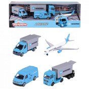 Resim NW NessiWorld Nessiworld Majorette Maersk Temalı Lojistik 4'lü Koleksiyon Paketi 