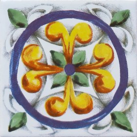 Resim Can Seramik 10*10 Cm Cç-13 Kütahya Çini Karo ( 5'li 1 Paket ) 