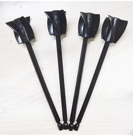 Resim Willowhaven 4 Adet Siyah Abs Plastik Epoksi Mikser Seti - Boya Yapıştırıcı Ve Reçine Karıştırma İçin Diğer 