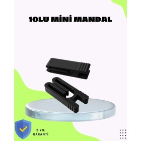 Resim K-Yonlineticaret Cips Kahve ve Bakliyat Için Poşet Kapatma Mandalı 10’lu 