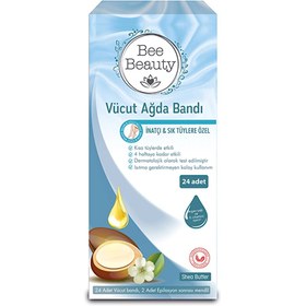 Resim Bee Beauty Vücut Ağda Bandı İnatçı Sık 24'lü - Gratis 