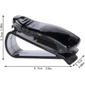 Resim Elmpaly Siyah Otomobil Güneşlik Gözlük Kılıfı 1 Adet 