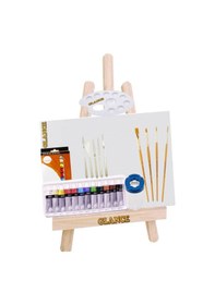 Resim Daller Rowney Simply 12x12ml 12 Renk Ekonomik Akrilik Boya Masa Üstü Şövale Başlangıç Seti 