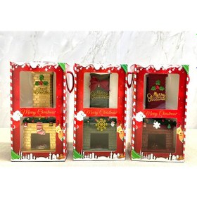 Resim Konyax Noel Temalı Polyester Şömine Tütsülük 
