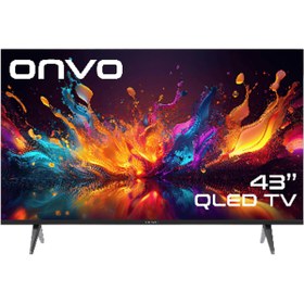 Resim ONVO 43OVF9000FQ 43'' 109 Ekran Uydu Alıcılı Full HD Google QLED TV 