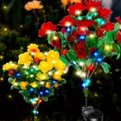 Resim Güneş Enerjili Bahçe Işıkları, Bahçe, Avlu, Çim, Arka Bahçe Yolu için Büyütülmüş Hortensia Güneş Çiçek Işıkları, Anneler Günü Bahçe Hediyesi, Güneş Azalea Çiçek Işıkları 