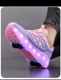 Resim Pixy Dört Tekerlekli Şarjlı Işıklı Paten Ayakkabı 