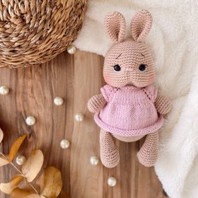 Resim Amigurumi Pembe Tavşanım - Oyuncak 
