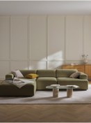 Resim S Home Design Concept Molly Köşe Koltuk Keten Yağ Yeşili Sol Köşe 
