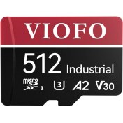 Resim Viofo High Endurance 512GB Class 10 A2 V30 100MB/S Okuma 90MB/S Yazma Micro Sd Hafıza Kartı 