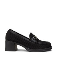 Resim Deery Kadın Siyah Topuklu Loafer Ayakkabı - K1463zsyhc01 Siyah 