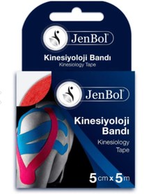 Resim Jenbol Kinezyo Sporcu Bandı Mavi 5 CM x 5 M 