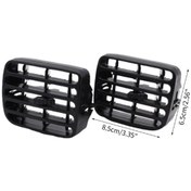Resim Renault Clio 2 - Iı - Kalorifer Izgarası Difizör Orta Sol Siyah - 1999 - 2007 - 7702258279 - Kaya 