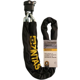 Resim Zintaş Protector Max10 Motosiklet Kesilmez Zincir Kilit 10mm X 150cm 