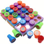 Resim 10 adet Sevimli Hayvan Damgası - Renkli Hayvan ve Yiyecek Tasarımları, Günlük Defter, El Sanatları ve Yaratıcı Oyunlar için Eğlenceli Damga Oyunu, Arkadaşlar için Mükemmel Hediye, Damga Aksesuarları 