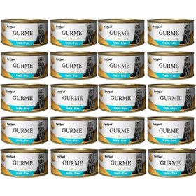 Resim BestPet Gurme Kedi Konservesi Ton Ve Hamsi Parça Etli 20 x 100 G 